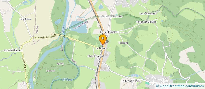 localisation de l'entreprise MADAME NELLY DAUDE  RIS