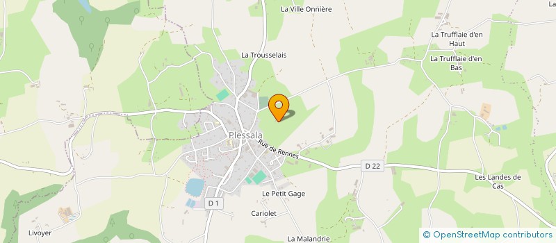 localisation de l'entreprise MADAME NELLY DAVY à LE MENE