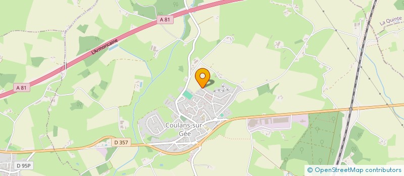 localisation de l'entreprise MADAME NELLY DECHAUME  COULANS-SUR-GEE