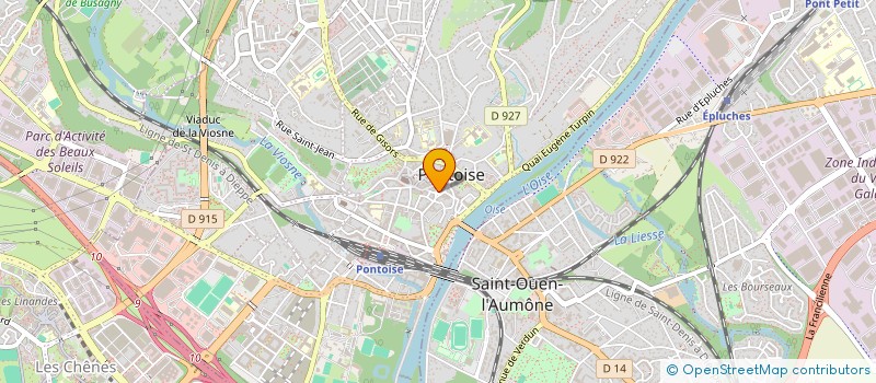 localisation de l'entreprise MADAME NELLY DEDIEU  PONTOISE