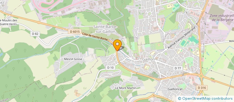 localisation de l'entreprise MADAME NELLY DEHAUDT  GAILLON