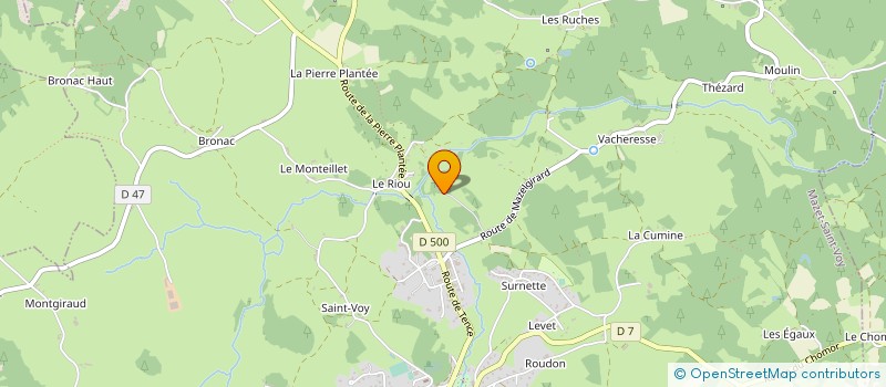 localisation de l'entreprise MADAME NELLY DELABRE  LE MAZET SAINT VOY