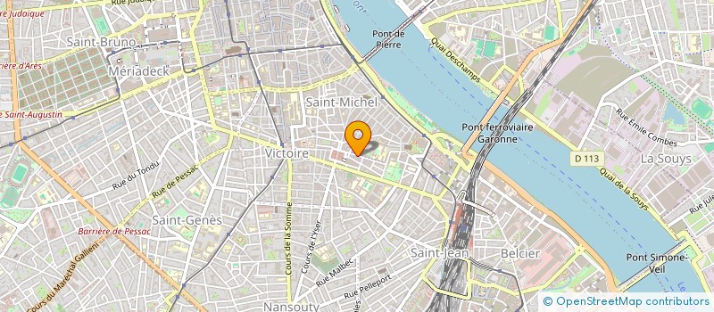 localisation de l'entreprise MADAME NELLY DEMESTRE  BORDEAUX