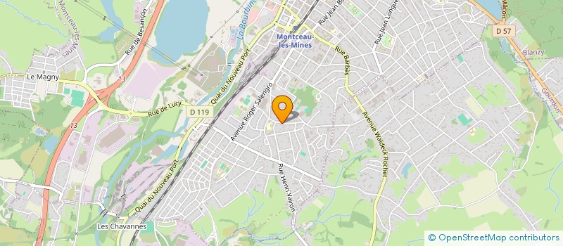 localisation de l'entreprise MADAME NELLY DESPLANCHES  MONTCEAU-LES-MINES