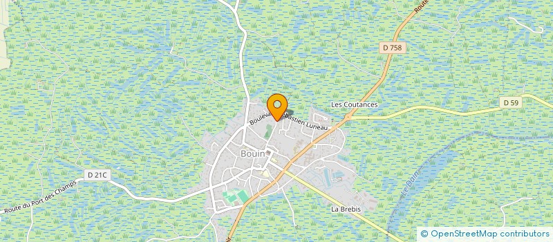 localisation de l'entreprise MADAME NELLY DEVIGNE  BOUIN