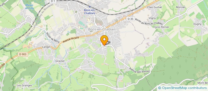 localisation de l'entreprise MADAME NELLY DIEBOLT  BONS-EN-CHABLAIS