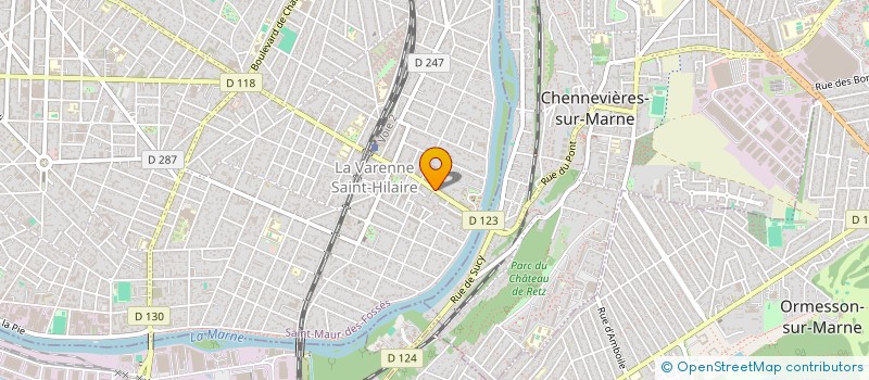 localisation de l'entreprise MADAME NELLY DORNEL  SAINT-MAUR-DES-FOSSES