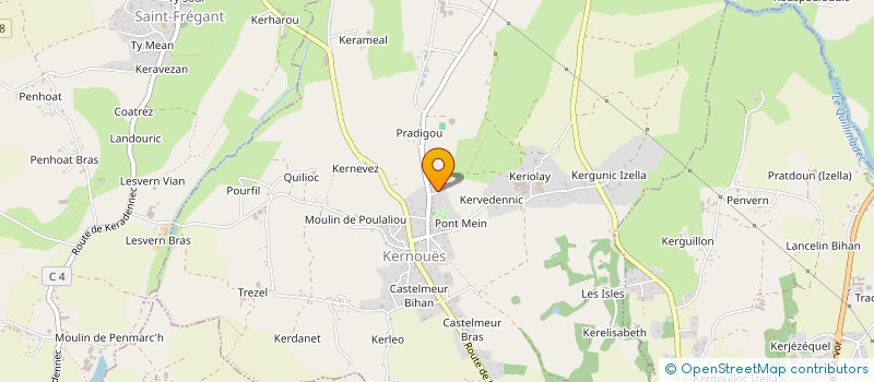 localisation de l'entreprise MADAME NELLY DOUGNON  KERNOUES