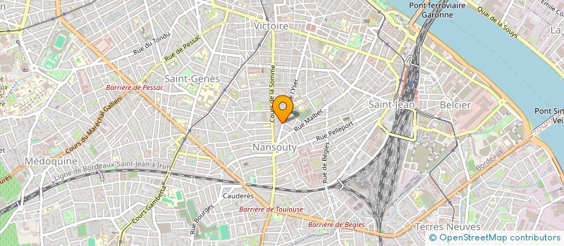 localisation de l'entreprise MADAME NELLY DRIEUX  BORDEAUX