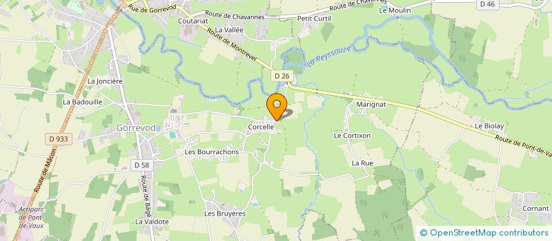 localisation de l'entreprise MADAME NELLY DUBOIS à GORREVOD