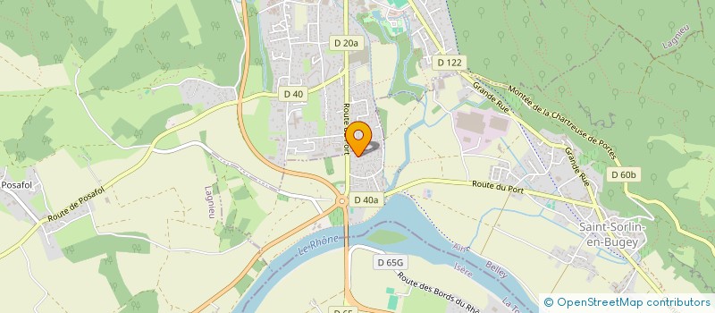 localisation de l'entreprise MADAME NELLY DULUYE  SAINT-SORLIN-EN-BUGEY