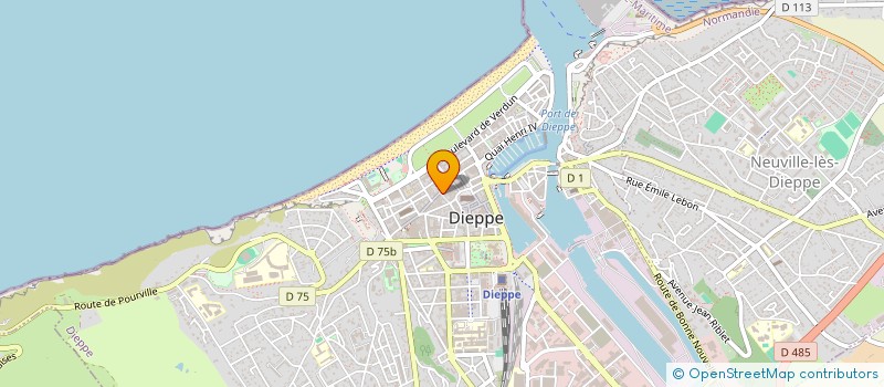 localisation de l'entreprise MADAME NELLY DUPONT à DIEPPE