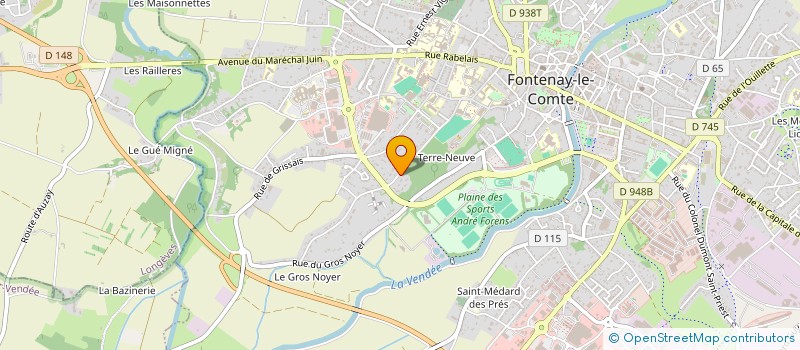 localisation de l'entreprise MADAME NELLY DURANCEAU  FONTENAY-LE-COMTE