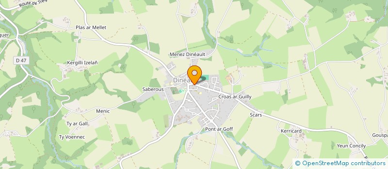 localisation de l'entreprise MADAME NELLY FABRE  DINEAULT