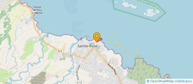 localisation de l'entreprise MADAME NELLY FAJOU  SAINTE-ROSE