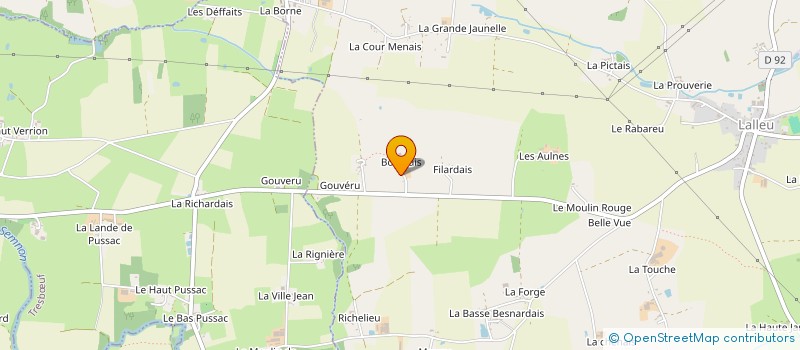 localisation de l'entreprise MADAME NELLY FANTINA  LALLEU