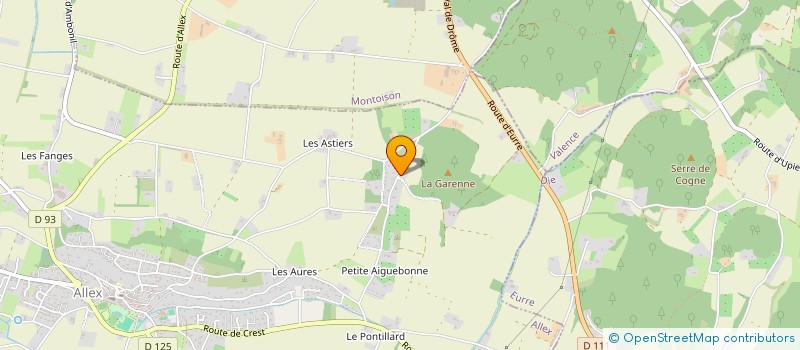 localisation de l'entreprise MADAME NELLY FARGIER  ALLEX