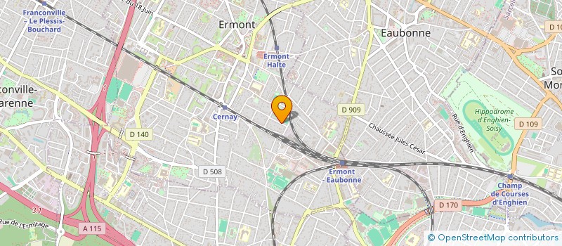 localisation de l'entreprise MADAME NELLY FARINI  ERMONT