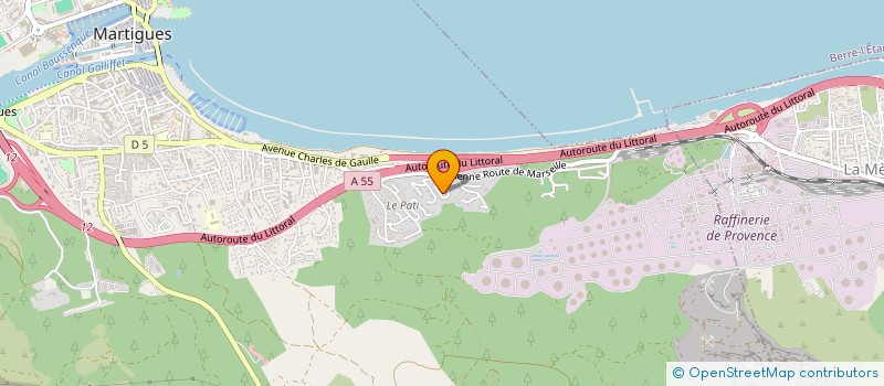 localisation de l'entreprise MADAME NELLY FARRES à MARTIGUES