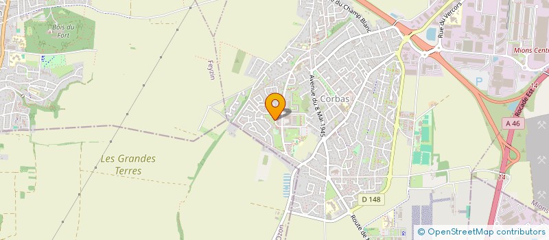 localisation de l'entreprise MADAME NELLY FAUBLADIER à CORBAS