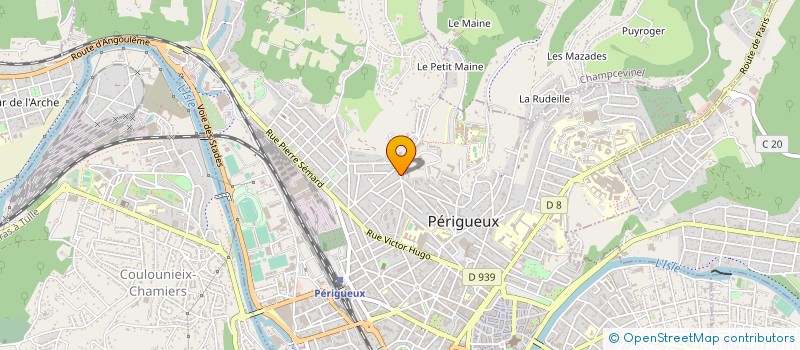 localisation de l'entreprise MADAME NELLY FAURE à PERIGUEUX