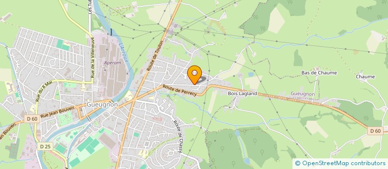 localisation de l'entreprise MADAME NELLY FENAYON  GUEUGNON