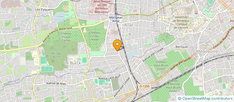 localisation de l'entreprise MADAME NELLY FILLON  MARTIGNAS-SUR-JALLE