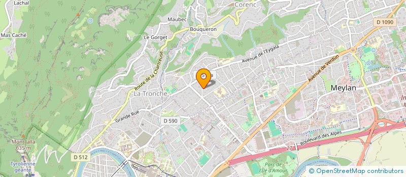 localisation de l'entreprise MADAME NELLY FILZ  CORENC