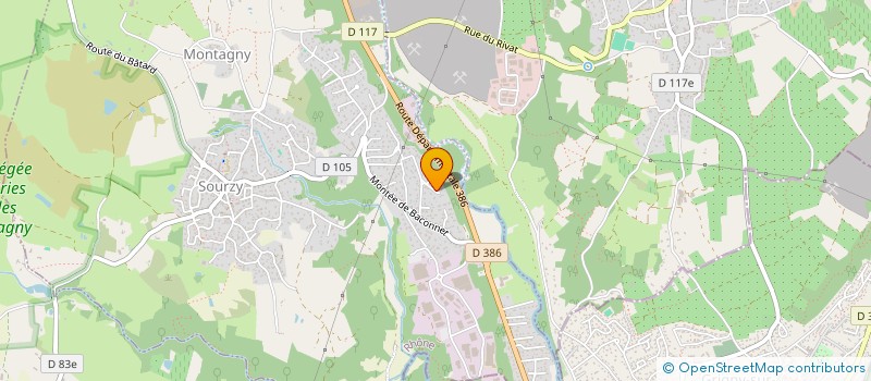 localisation de l'entreprise MADAME NELLY FORDELLONE  MONTAGNY