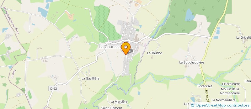 localisation de l'entreprise MADAME NELLY FROUIN à MONTREVAULT-SUR-EVRE