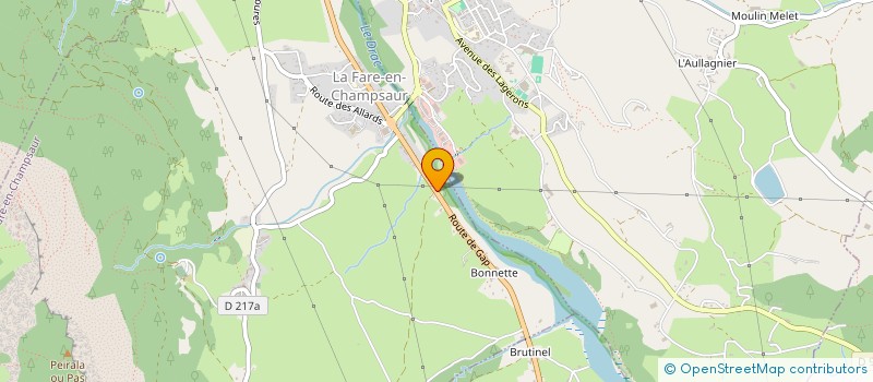 localisation de l'entreprise MADAME NELLY GALLINO  LA FARE-EN-CHAMPSAUR