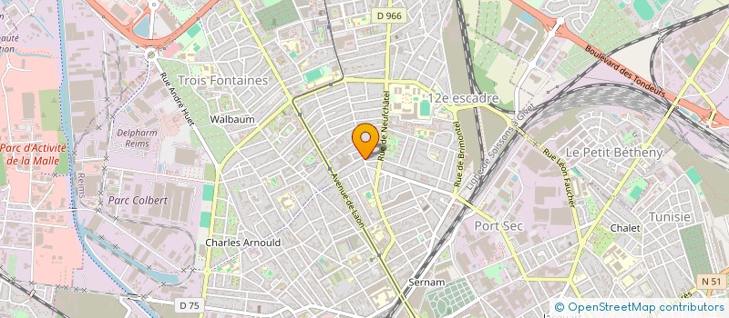 localisation de l'entreprise MADAME NELLY GANAYE à REIMS
