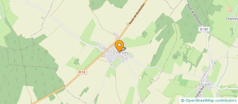 localisation de l'entreprise MADAME NELLY GAUTHIER  CHANCEY