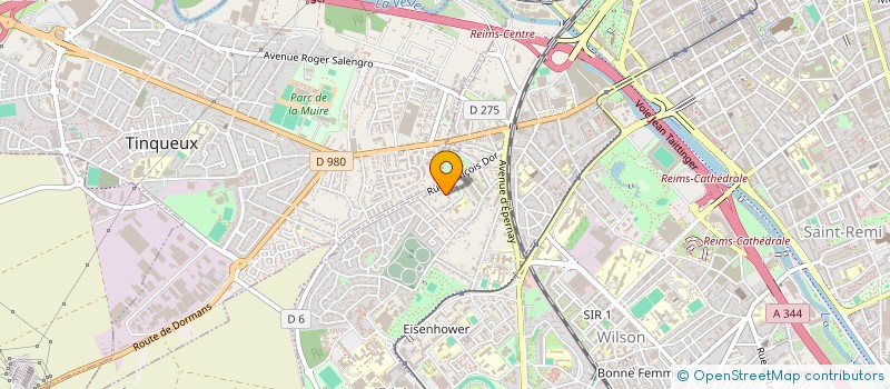 localisation de l'entreprise MADAME NELLY GHALEM  REIMS