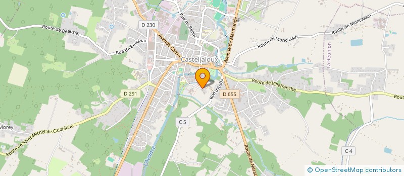 localisation de l'entreprise MADAME NELLY GILLOT  CASTELJALOUX