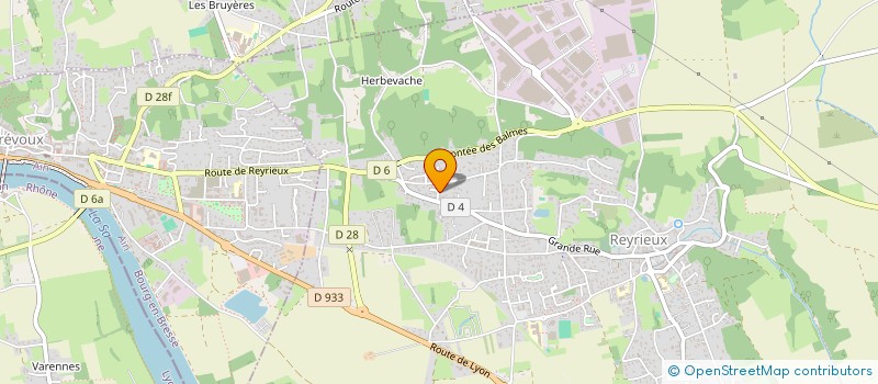 localisation de l'entreprise MADAME NELLY GIPPET à REYRIEUX