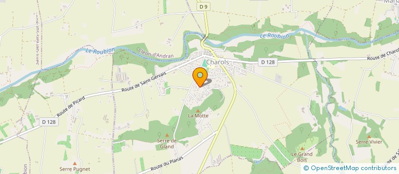 localisation de l'entreprise MADAME NELLY GONELLA  CHAROLS