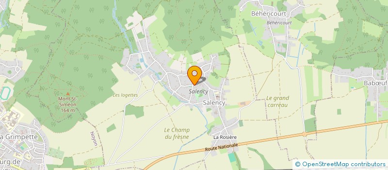 localisation de l'entreprise MADAME NELLY GOOSSENS à SALENCY