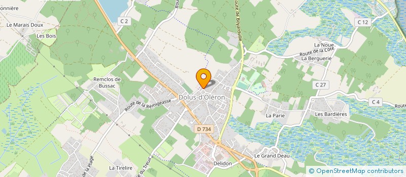 localisation de l'entreprise MADAME NELLY GORDON  DOLUS-D'OLERON