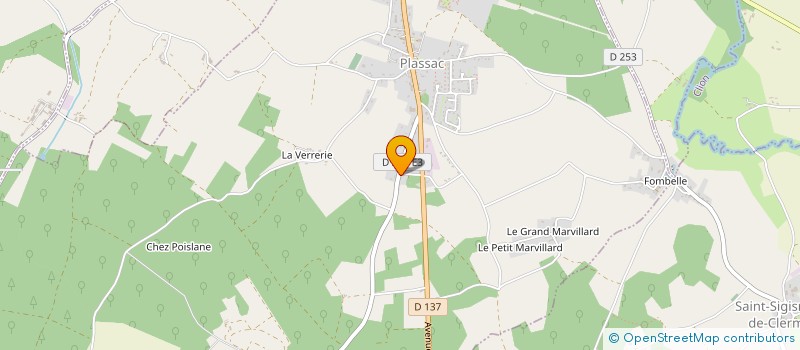 localisation de l'entreprise MADAME NELLY GRELLARD  MOSNAC