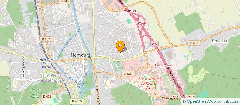 localisation de l'entreprise MADAME NELLY GROTHE  NEMOURS