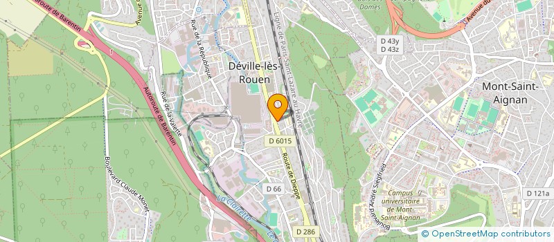 localisation de l'entreprise MADAME NELLY GROUET  DEVILLE-LES-ROUEN