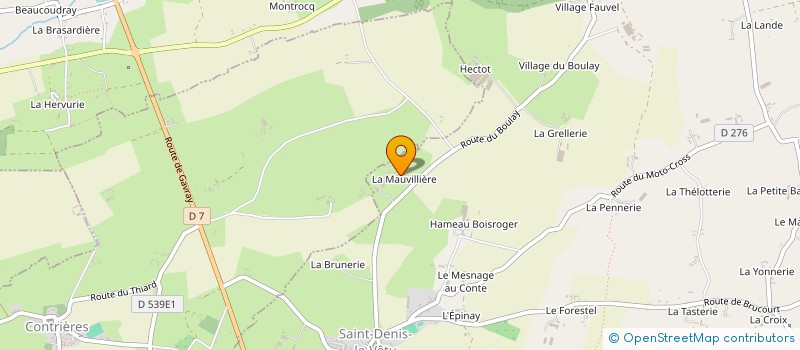 localisation de l'entreprise MADAME NELLY GUILBERT  SAINT-DENIS-LE-VETU