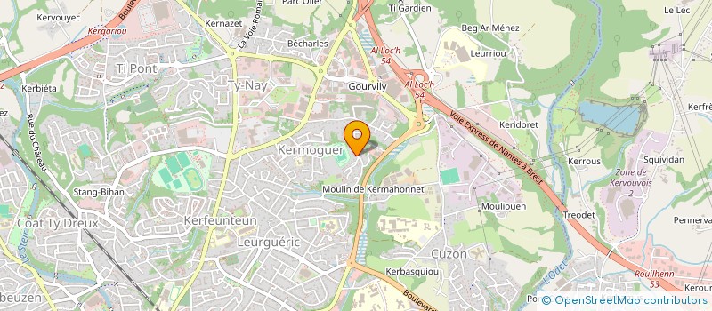 localisation de l'entreprise MADAME NELLY HAMZA  QUIMPER