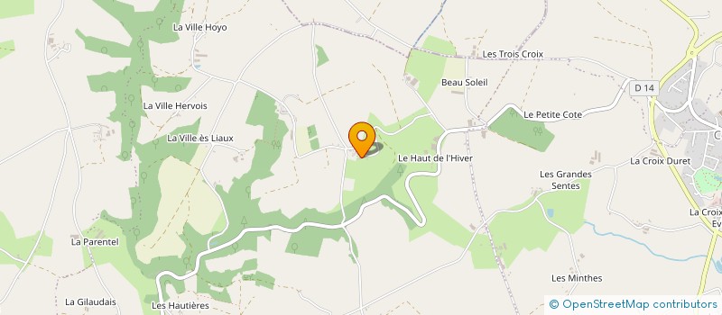 localisation de l'entreprise MADAME NELLY HANSER à LE MENE