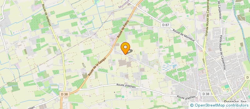 localisation de l'entreprise MADAME NELLY JACQUES  PERNES-LES-FONTAINES