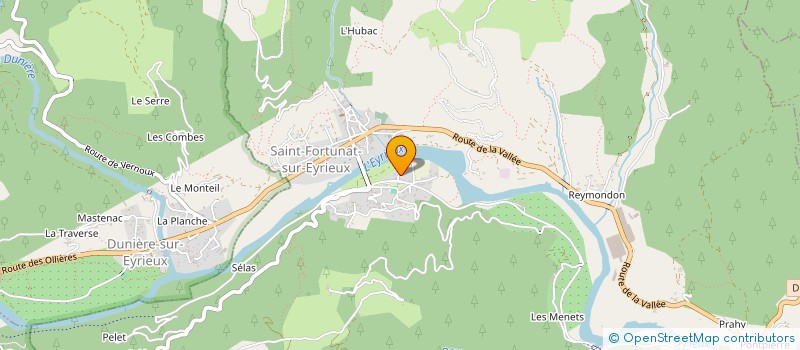 localisation de l'entreprise MADAME NELLY JEREMIASCH à SAINT-FORTUNAT-SUR-EYRIEUX