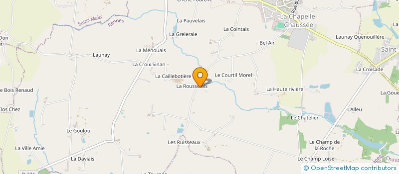 localisation de l'entreprise MADAME NELLY JOUBERT  LA CHAPELLE-CHAUSSEE