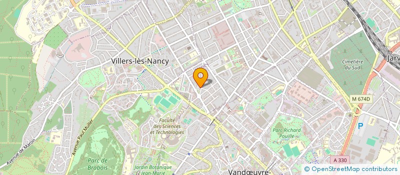 localisation de l'entreprise MADAME NELLY KOUTOUPOT à NANCY