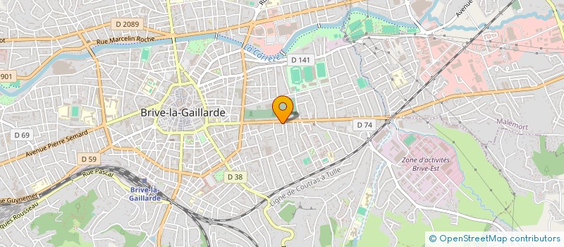 localisation de l'entreprise MADAME NELLY LAB  BRIVE-LA-GAILLARDE